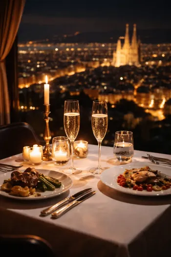 Cena privada en restaurante exclusivo de Barcelona